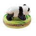 Panda Bear Limoges Box for Wildlife Lovers Porcelain Limoges bear World Travel French Trinket Box