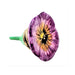 Hand-painted Pansy Purple Limoges box, French artistry for lovers of fine art