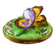Pansy Limoges Box for Collectors Porcelain Limoges flowers French Trinket Box