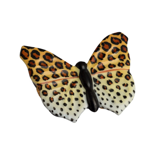 Panther Butterfly Limoges Box for Collectors Porcelain Limoges Butterfly French Trinket Box