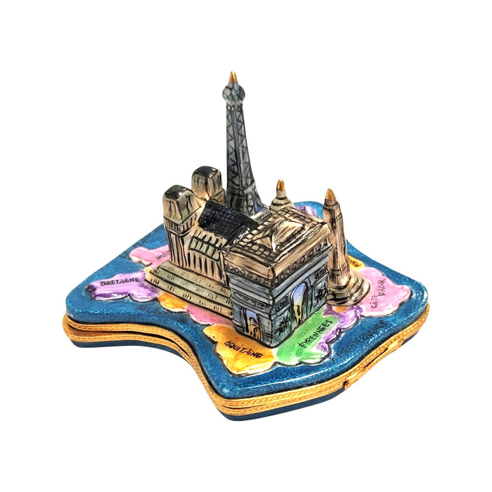 Paris Monuments Eiffel Tower-France Paris monuments Limoges Box Travel-CH7N246