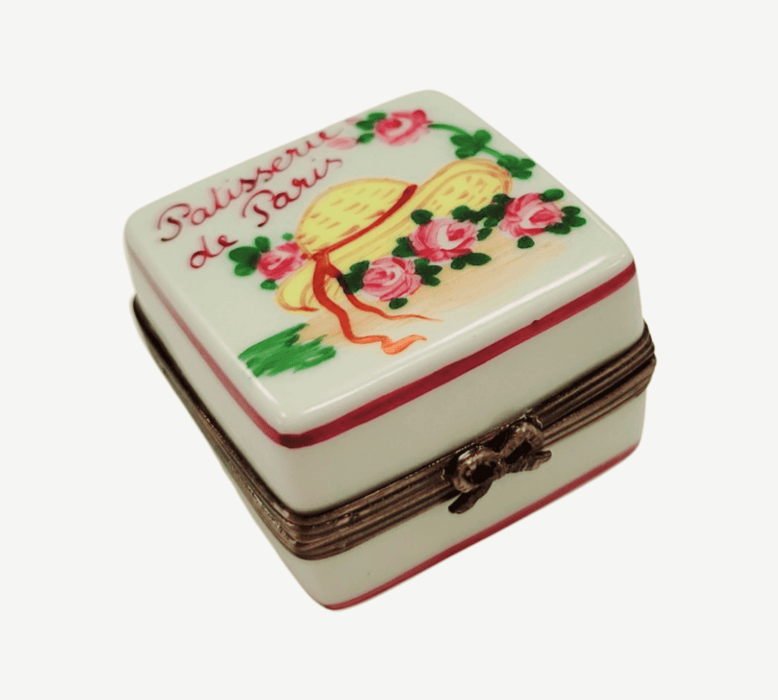 Parisian Pastry Truffle Box for Gourmet Enthusiasts Porcelain Limoges Dessert France French Trinket Box