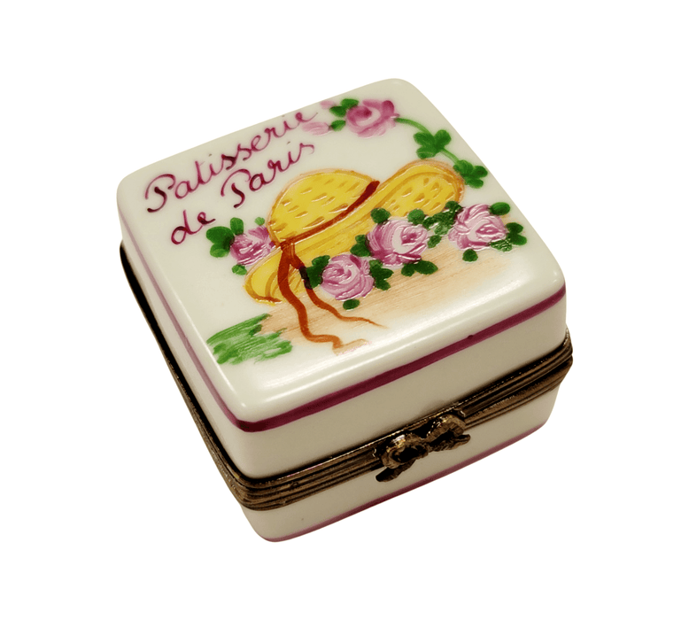 Parisian Pastry Truffle Box for Gourmet Enthusiasts Porcelain Limoges Dessert France French Trinket Box
