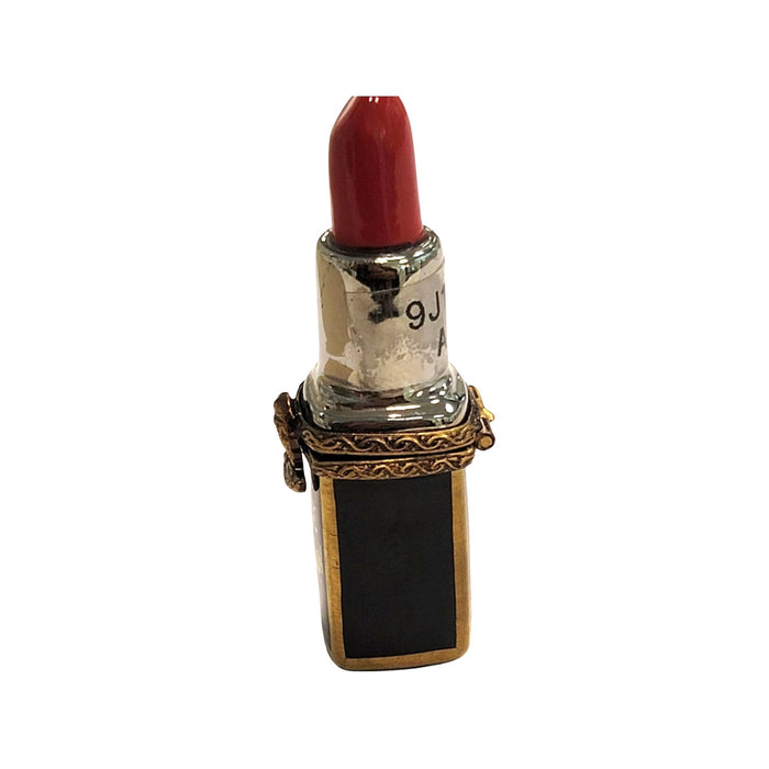 Passion Red Lipstick Figurine for Collectors Porcelain Limoges fashion limoges boxes French Trinket Box