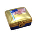 American Flag Limoges Box for Patriots Porcelain Limoges united states patriotic French Trinket Box