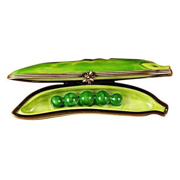 Peapod Limoges Box for Collectors Porcelain Limoges vegetables French Trinket Box