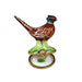 Pheasant Figurine for Nature Lovers Porcelain Limoges wild bird thanksgiving French Trinket Box