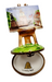 Philadelphia Easel Figurine for Art Lovers Porcelain Limoges Fine Art French Trinket Box