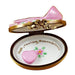 Pink Ribbon Box for Awareness Porcelain Limoges special occasions French Trinket Box