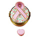 Pink Ribbon Box for Awareness Porcelain Limoges special occasions French Trinket Box