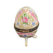 Pink Elegance Egg Box for Home Decor Porcelain Limoges egg French Trinket Box