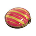 Pink Flat Round Gold Stripped Pill-LIMOGES BOXES traditional-CH11M187
