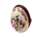 Pink Floral Egg Elegance Box for Home Decor Porcelain Limoges egg French Trinket Box