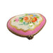 Pink Floral Limoges Box for Elegant Gifting Porcelain Limoges shaped French Trinket Box