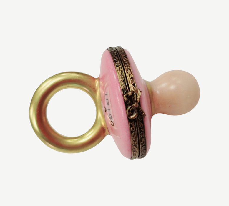 Pink Pacifier for Baby-baby limoges box babies maternity-CH1R190