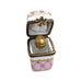 Pink Porcelain Perfume Box for Elegant Gifts Porcelain Limoges Perfume French Trinket Box