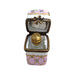 Pink Porcelain Perfume Box for Elegant Gifts Porcelain Limoges Perfume French Trinket Box