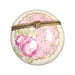 Pink Rose Elegance Box for Refined Style Porcelain Limoges round French Trinket Box