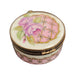 Pink Roses Pill Box for Elegant Gifting Porcelain Limoges round French Trinket Box