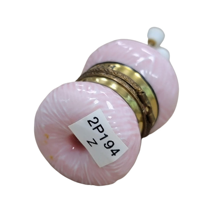 Pink Yarn Limoges Box for Craft Lovers Porcelain Limoges fashion home women French Trinket Box