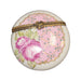 Pink w Roses Flat Round Pill-LIMOGES BOXES traditional-CH11M156