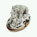 Polar Bear and Cub Elegance for Collectors Porcelain Limoges bear wild animal French Trinket Box