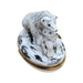Polar Bear and Cub Elegance for Collectors Porcelain Limoges bear wild animal French Trinket Box