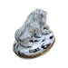 Polar Bear and Cub Elegance for Collectors Porcelain Limoges bear wild animal French Trinket Box