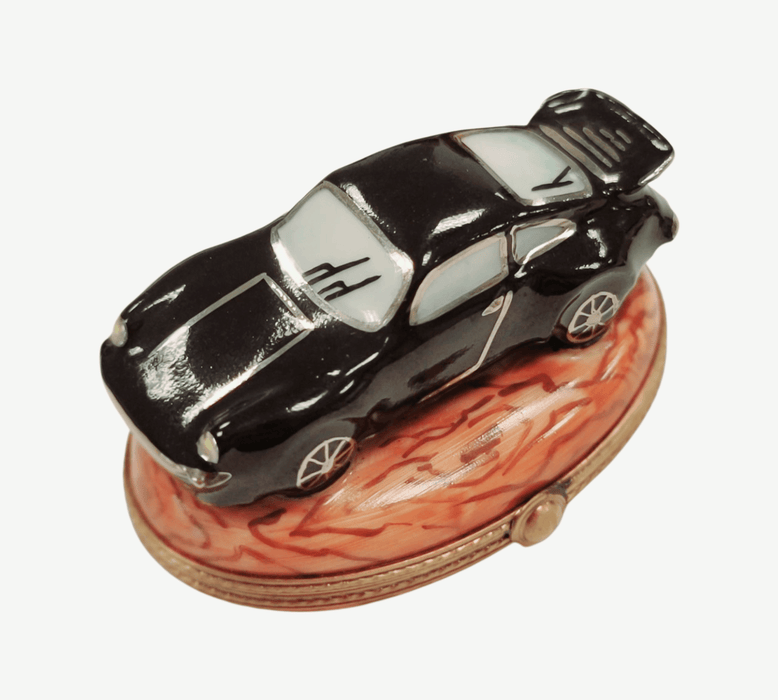Porsche Race Car Limoges Box for Collectors Porcelain Limoges vehicle French Trinket Box