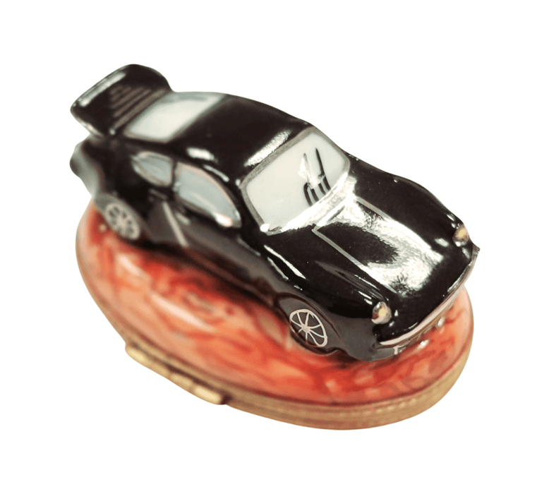 Porsche Race Car Limoges Box for Collectors Porcelain Limoges vehicle French Trinket Box