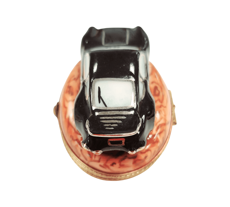 Porsche Race Car Limoges Box for Collectors Porcelain Limoges vehicle French Trinket Box