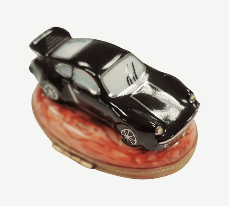 Porsche Race Car Limoges Box for Collectors Porcelain Limoges vehicle French Trinket Box