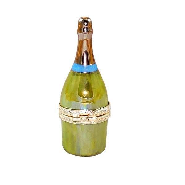 Prosecco Elegance for Celebrations Porcelain Limoges wine spirits French Trinket Box
