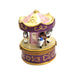 Purple Carousel Limoges Box for Collectors Porcelain Limoges Carnival French Trinket Box