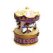 Purple Carousel Limoges Box for Collectors Porcelain Limoges Carnival French Trinket Box