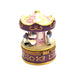 Purple Carousel Limoges Box for Collectors Porcelain Limoges Carnival French Trinket Box