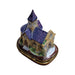 Purple Cathedral Church Limoges Box for Collectors Porcelain Limoges Christian Wedding French Trinket Box