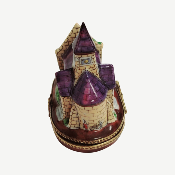 Purple Cathedral Church Limoges Box for Collectors Porcelain Limoges Christian Wedding French Trinket Box