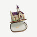 Purple Cathedral Church Limoges Box for Collectors Porcelain Limoges Christian Wedding French Trinket Box