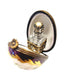 Purple Egg Perfume Box for Collectors Porcelain Limoges perfume egg French Trinket Box