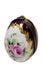 Purple Egg Perfume Box for Collectors Porcelain Limoges perfume egg French Trinket Box