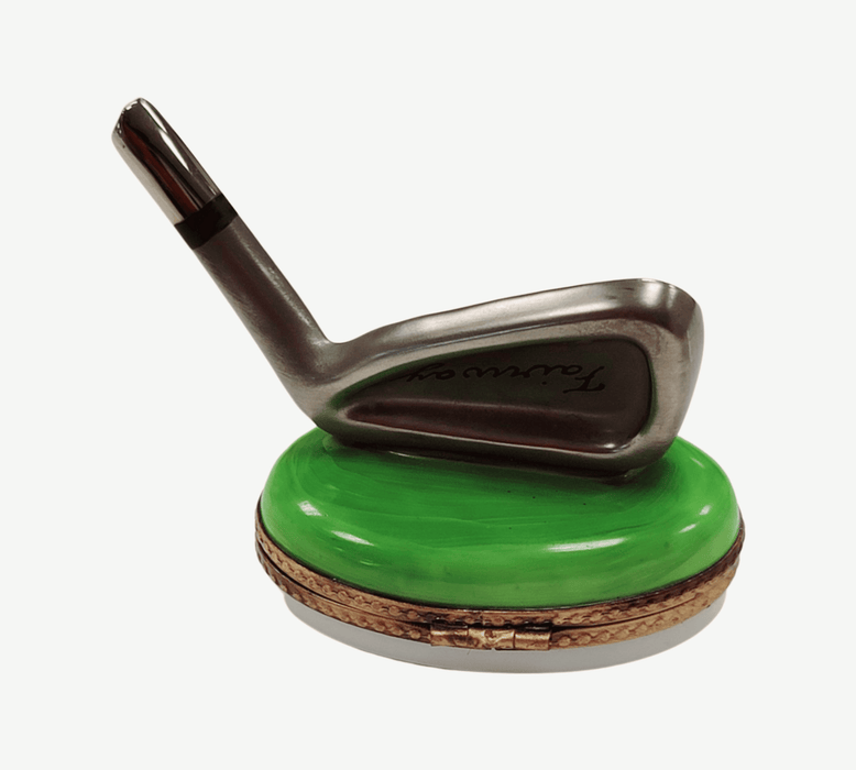 Putter Golf Club Sports Limoges Box Porcelain Figurine-sports golf limoges box-CH1R284