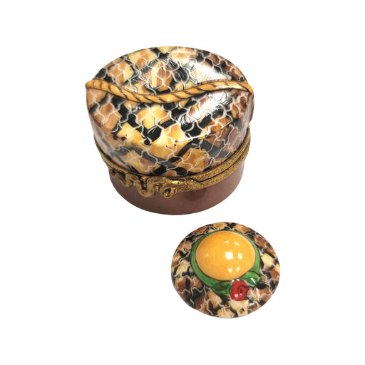 Python Snake Hat Limoges Box for Collectors Porcelain Limoges hats fashion LIMOGES BoXES French Trinket Box