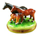 Three Horses Limoges Box