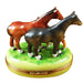 Three Horses Limoges Box