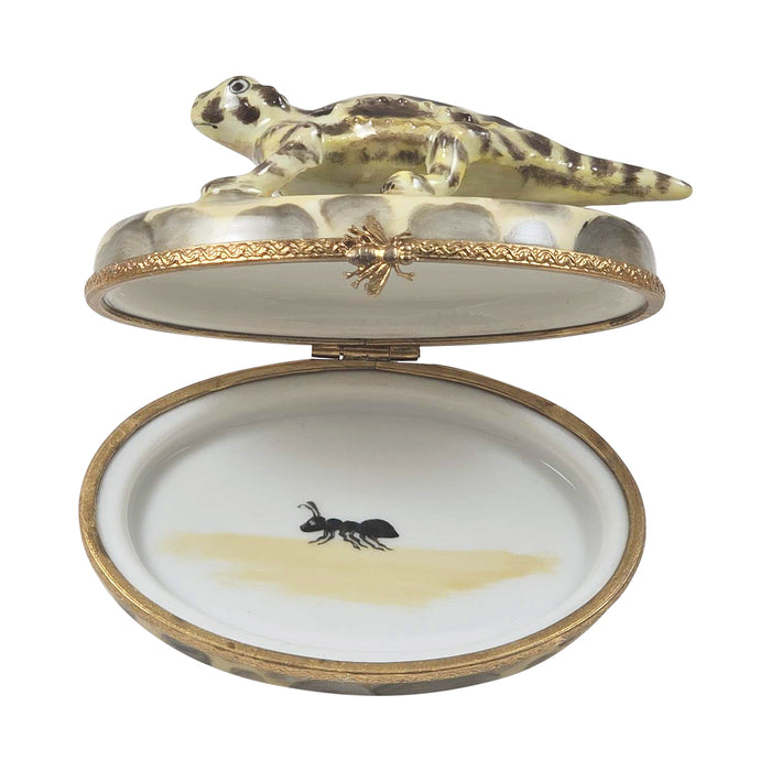 HORNED TOAD Authentic Limoges Box