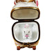 Mother Rabbit Rocking with Baby Limoges Box