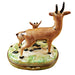African Antelope with Baby Limoges Box