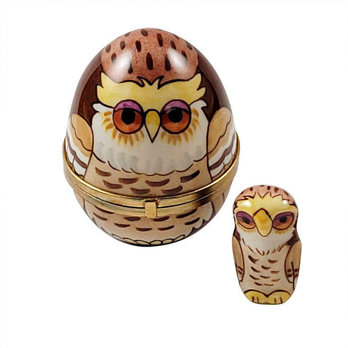 Owl Egg w Removable Owl