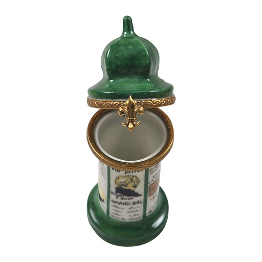 Paris Magazine Billboard for Art Lovers Porcelain Limoges Paris France French Trinket Box